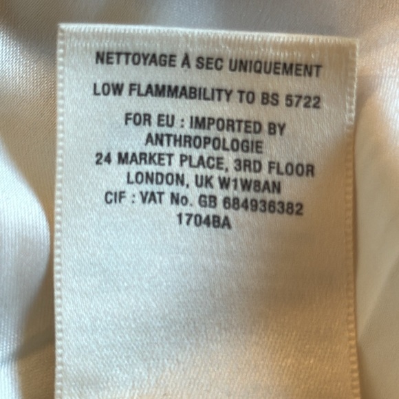 Anthropologie Paper Crown Muri Cream Floral Long Sleeve Romper Size Small - Picture 13 of 15